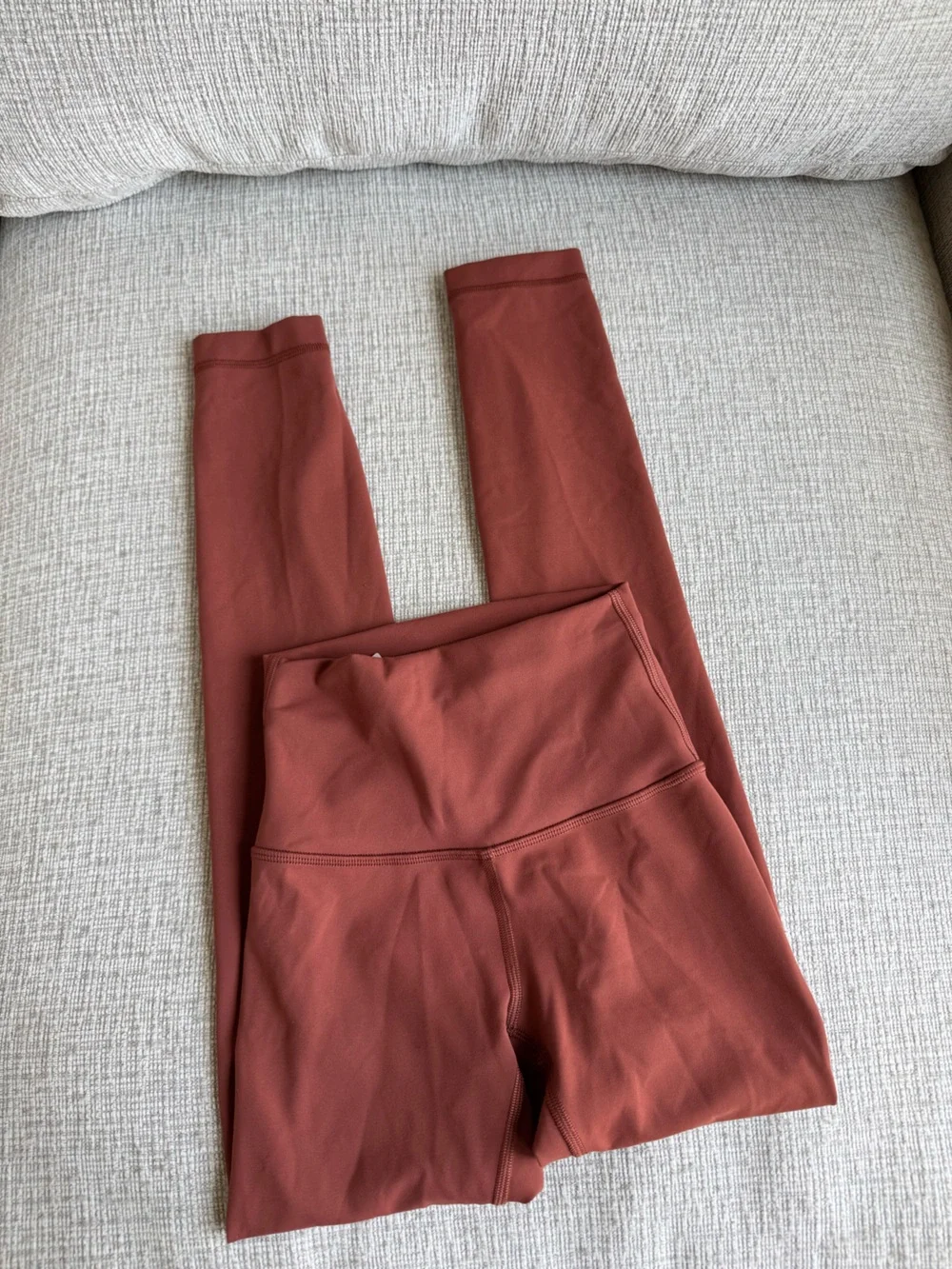 lululemon athletica Rust Brown High-Rise Leggings